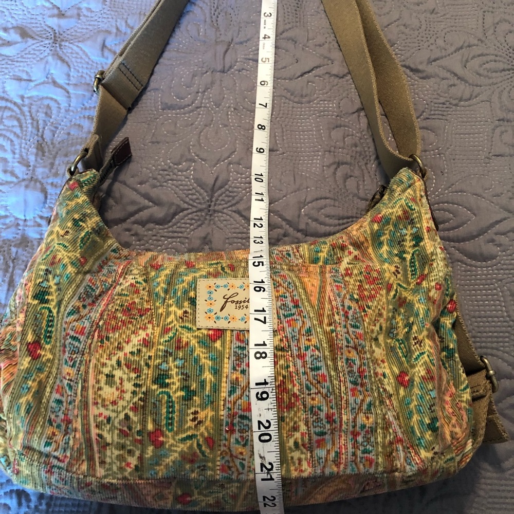 Fossil corduroy hobo/crossbody bag - Picture 5 of 8